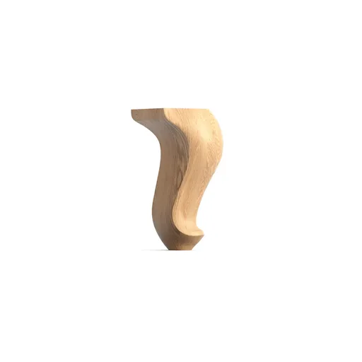 Cabriole leg curved hardwood Classic style